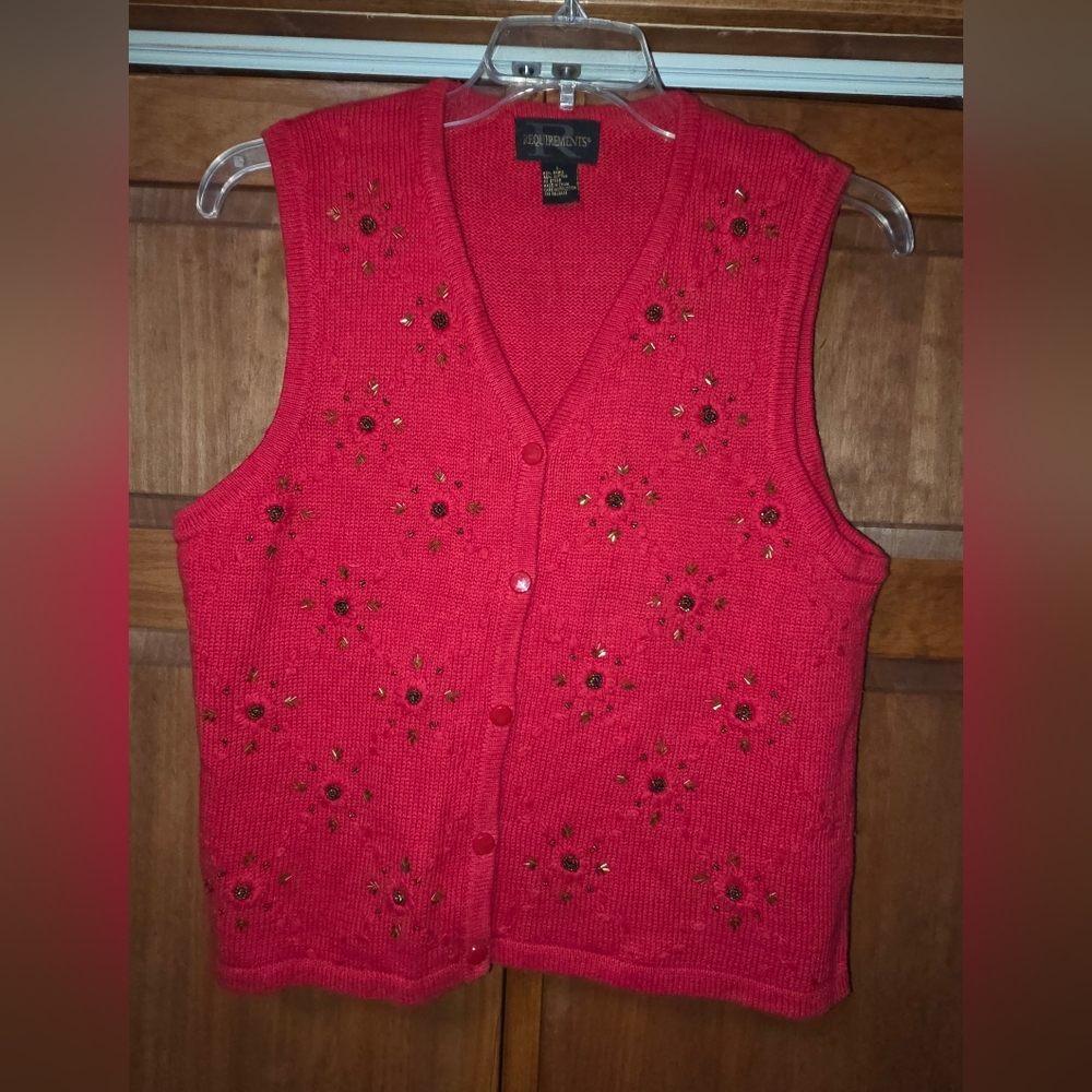 Requirements Red Knit Garment
